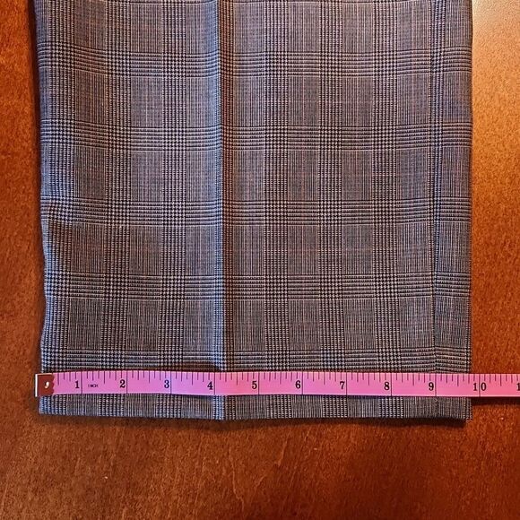 TownCraft Vintage 2 Piece Wool Coat & Pants Suit Set, 46L X 38, Brown Checks - Picture 14 of 15